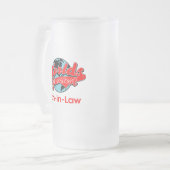 世界ですばらしい義理の息子 フロストグラスビールジョッキ (正面左)