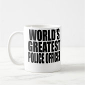 世界ですばらしい警官 コーヒーマグカップ (左)