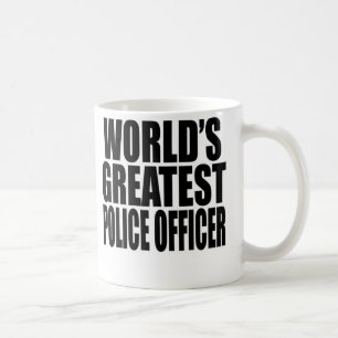 世界ですばらしい警官 コーヒーマグカップ