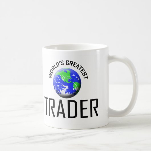 世界ですばらしい貿易業者 コーヒーマグカップ (右)