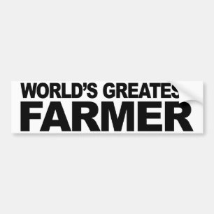 世界ですばらしい農家 バンパーステッカー