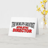 世界ですばらしい運動ディレクター カード (黄色い花)