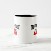 世界ですばらしい里親 ツートーンマグカップ (中央)