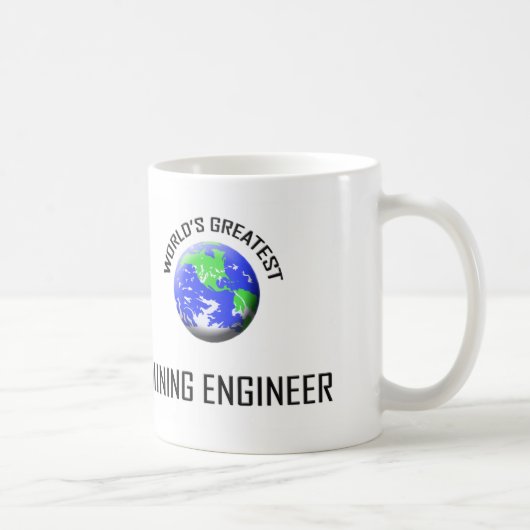 世界ですばらしい鉱山技師 コーヒーマグカップ (右)