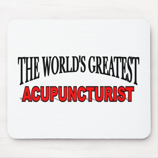 世界ですばらしいAcupuncturist マウスパッド (正面)