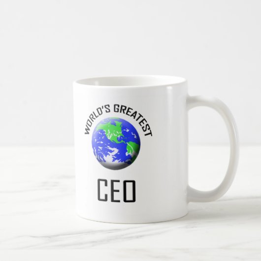 世界ですばらしいCeo コーヒーマグカップ (右)