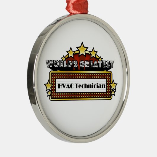 世界ですばらしいHVACの技術者 メタルオーナメント (右)