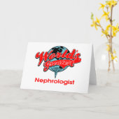 世界ですばらしいNephrologist カード (黄色い花)