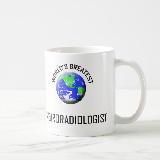 世界ですばらしいNeuroradiologist コーヒーマグカップ (右)