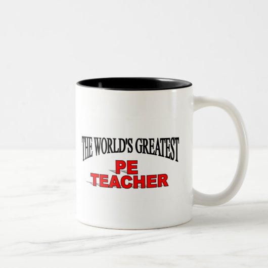 世界ですばらしいPEの先生 ツートーンマグカップ (右)
