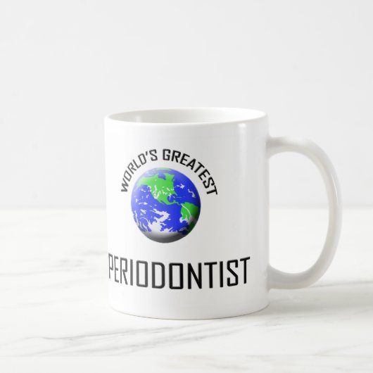 世界ですばらしいPeriodontist コーヒーマグカップ (右)