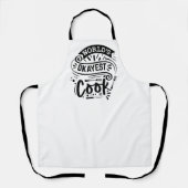 世界でそこそこの料理人エプロン - キッチン用品 エプロン (正面)
