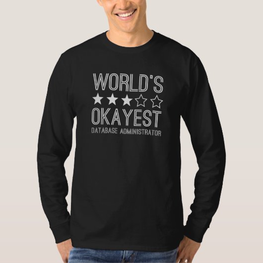 世界でたぶん普通のデータベース管理者 1 Tシャツ (正面)
