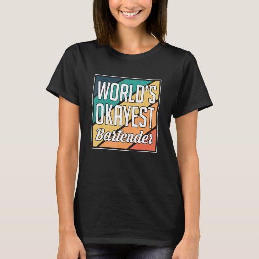世界でたぶん普通のバーテンダー Tシャツ (正面)