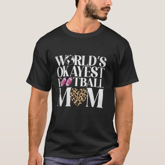 世界でたぶん普通のフットボールママ Tシャツ (正面)