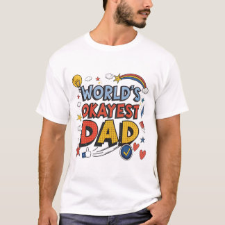 世界でたぶん普通の父 Tシャツ