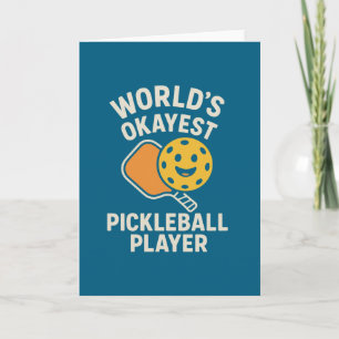 世界でちょっとうまいピックルボール選手 サンキューカード