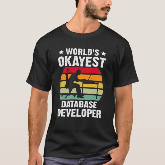 世界でちょっとできるデータベース開発者 Tシャツ (正面)