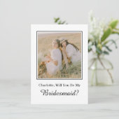 世界でひとつだけのブライズメイド フォトカード カード (スタンド正面)