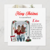 世界でひとつだけの特別なベストフレンドクリスマスカード 招待状 (正面/裏面)