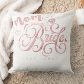 世界でひとつだけの花嫁から母への、特別な〇年Ｔシャツ クッション (ブランケット)