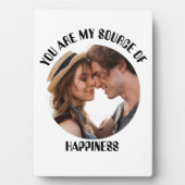 世界でひとつのあなたが私の幸せの源写真 フォトプラーク (正面)