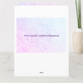 世界でひとつのクリスマスメッセージ 妻へ カード (裏面)