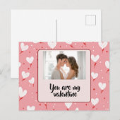 世界でひとつのバレンタイン写真カード「あなたは私のバレンタイン」 シーズンポストカード (正面/裏面)