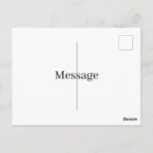 世界でひとつの写真 ハッピーバースデー最高のパパ ポストカード (裏面)