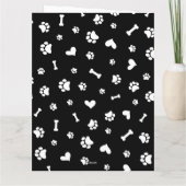 世界でひとつの写真 最高のドッグマムへ 誕生日・母の日 カード (裏面)