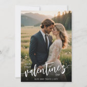 世界でひとつの写真 現代風 ファーストバレンタインデー カード (正面)