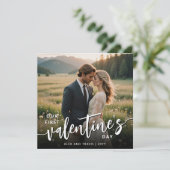 世界でひとつの写真 現代風 ファーストバレンタインデー シーズンカード (スタンド正面)