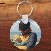 世界でひとつの愛してるパパ、写真、 キーホルダー (正面)