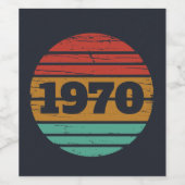 世界でひとつの特別な55歳の誕生日パーティー ワインラベル (シングルラベル)