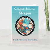 世界でひとつの【あなただけの】禁酒記念カード カード (正面)