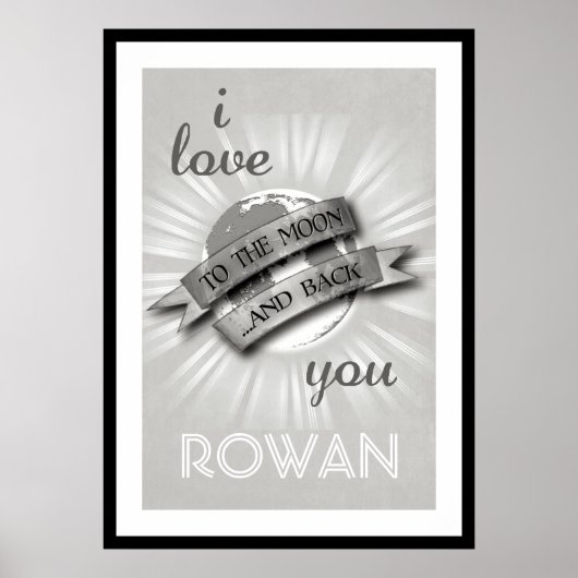 世界でひとつの「月まで愛してる」ポスター ポスター (正面)