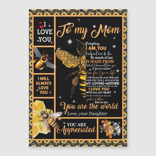 世界でひとつの 母への愛のメッセージ ハニービー (正面)