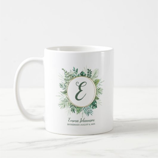 世界でひとつの、特別な結婚式の計画をあなたと共に コーヒーマグカップ (左)