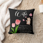 世界でひとりの美しい妻へ、永遠に愛してる クッション (ブランケット)