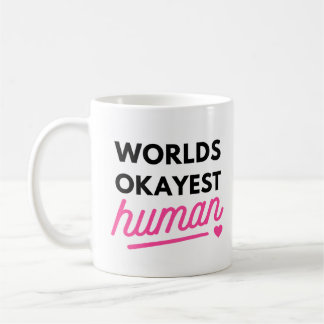 世界でまあまあの人マグカップ 面白いコーヒーカップ コーヒーマグカップ