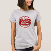 世界でまあまあの従業員Tシャツ Tシャツ (正面)