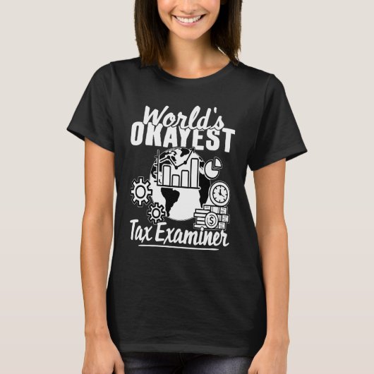 世界でまあまあの税務調査官 Tシャツ (正面)