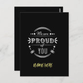 世界でオンリーワン!あなたを誇りに思う ポストカード (正面/裏面)