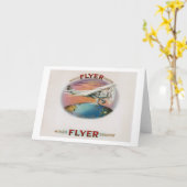 世界でセントルイスの最も素晴らしいフライヤのヴィンテージの精神 カード (黄色い花)