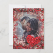 世界で一つだけのバレンタインデー ハッピー・バレンタインズ・デー写真 シーズンカード (正面)