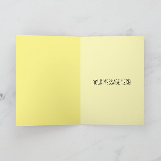 世界で一つだけのパパへ贈るカスタマイズできる父の日チーズカード カード (内部)