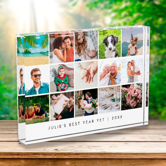 世界で一つだけのベストイヤー・コラージュ 15 フォトブロック