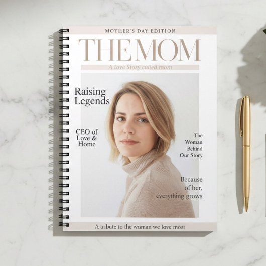 世界で一つだけの写真のママ - オーダーメイドの母の日プレゼント ノートブック