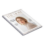 世界で一つだけの写真のママ - オーダーメイドの母の日プレゼント ノートブック (右側)