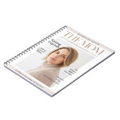 世界で一つだけの写真のママ - オーダーメイドの母の日プレゼント ノートブック (左側)